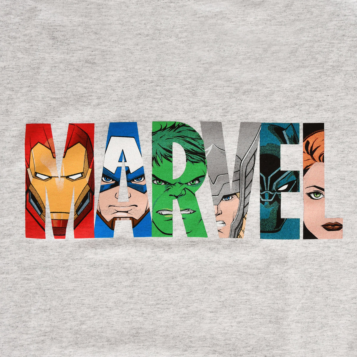 Immagine del prodotto Marvel - Logo Comic Heroes T-shirt grigia