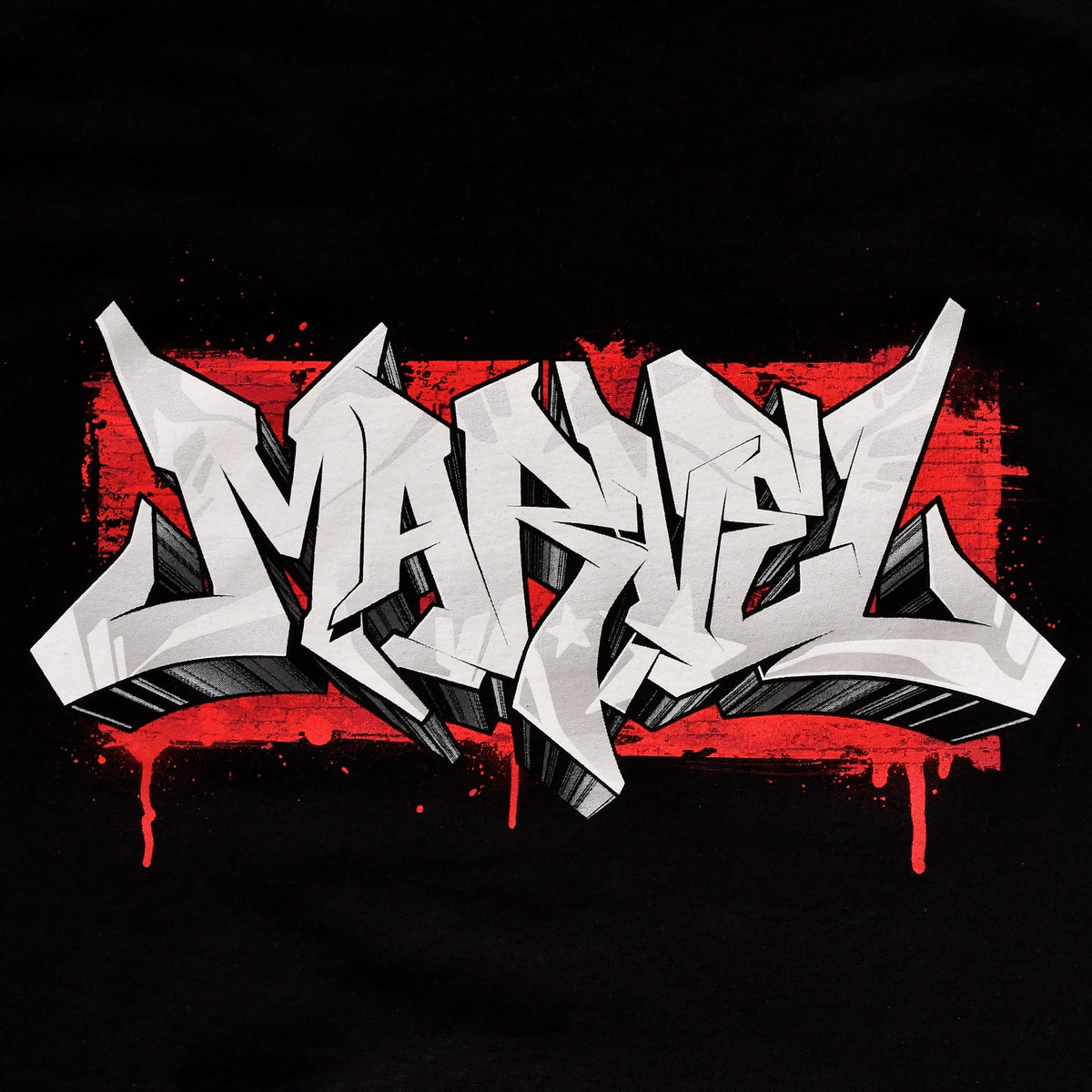 Immagine del prodotto Marvel - T-shirt Graffiti Logo nera