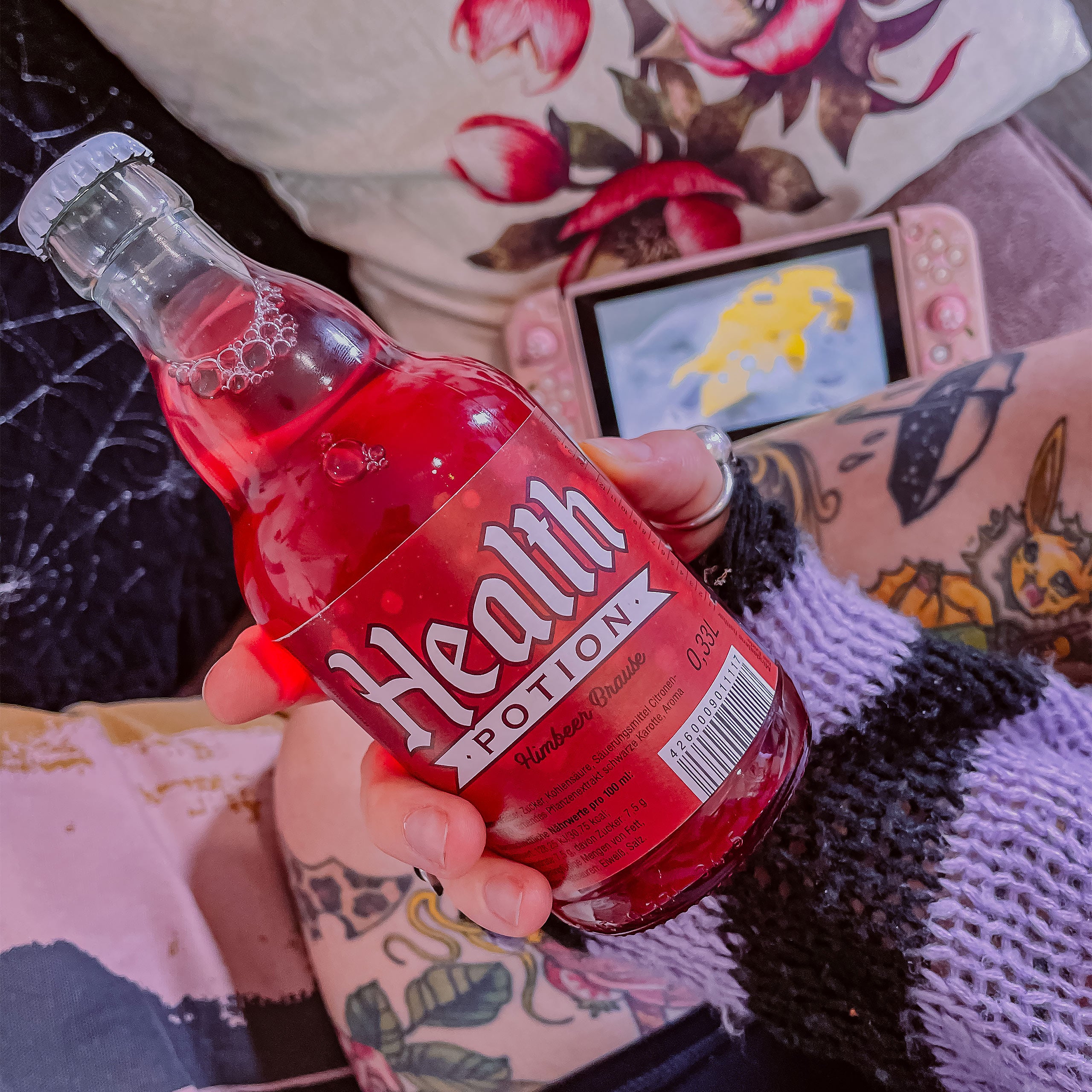 Image produit Bouteille Health Potion à la framboise - pack de 6