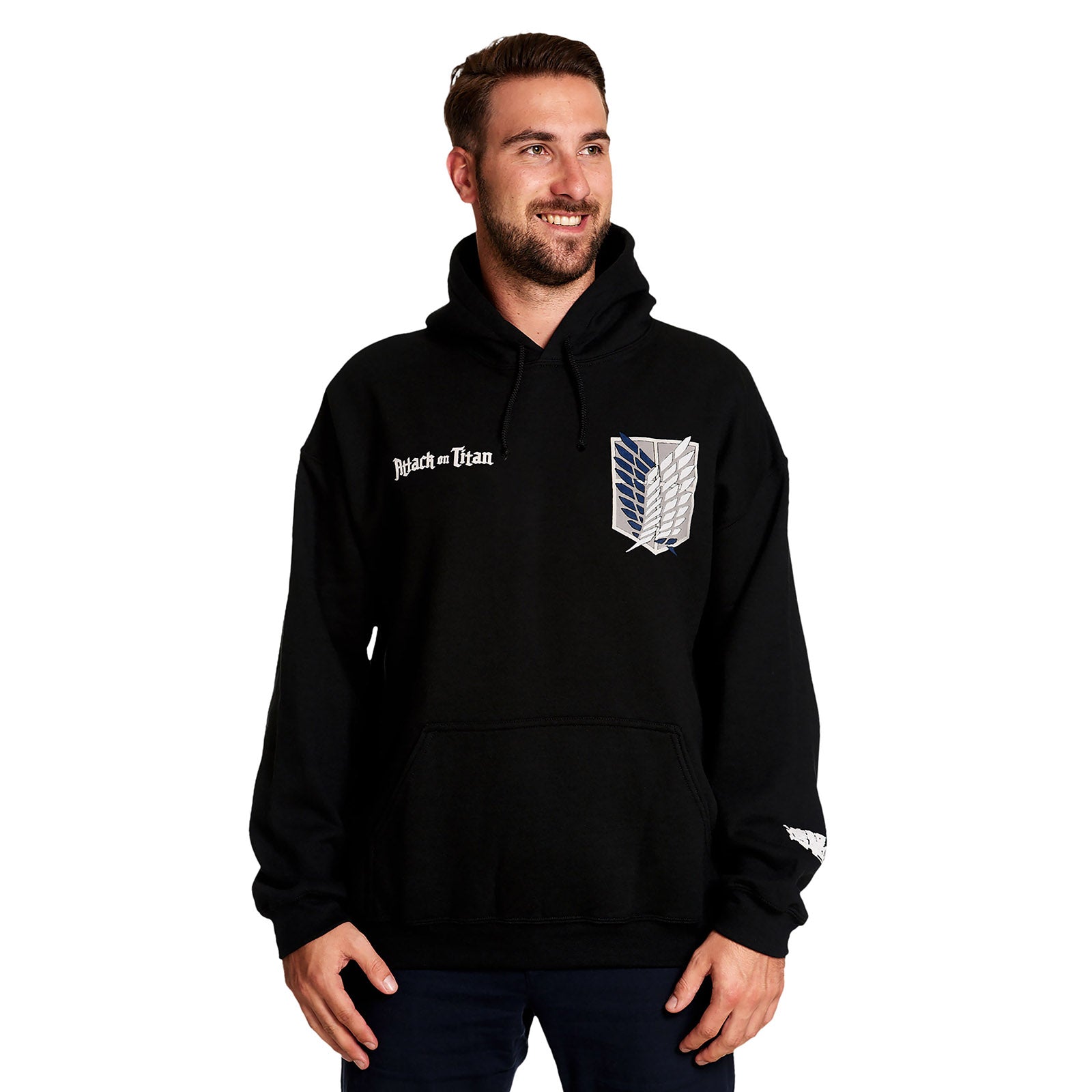 Immagine del prodotto Attack on Titan - Felpa con cappuccio Survey Corps nera