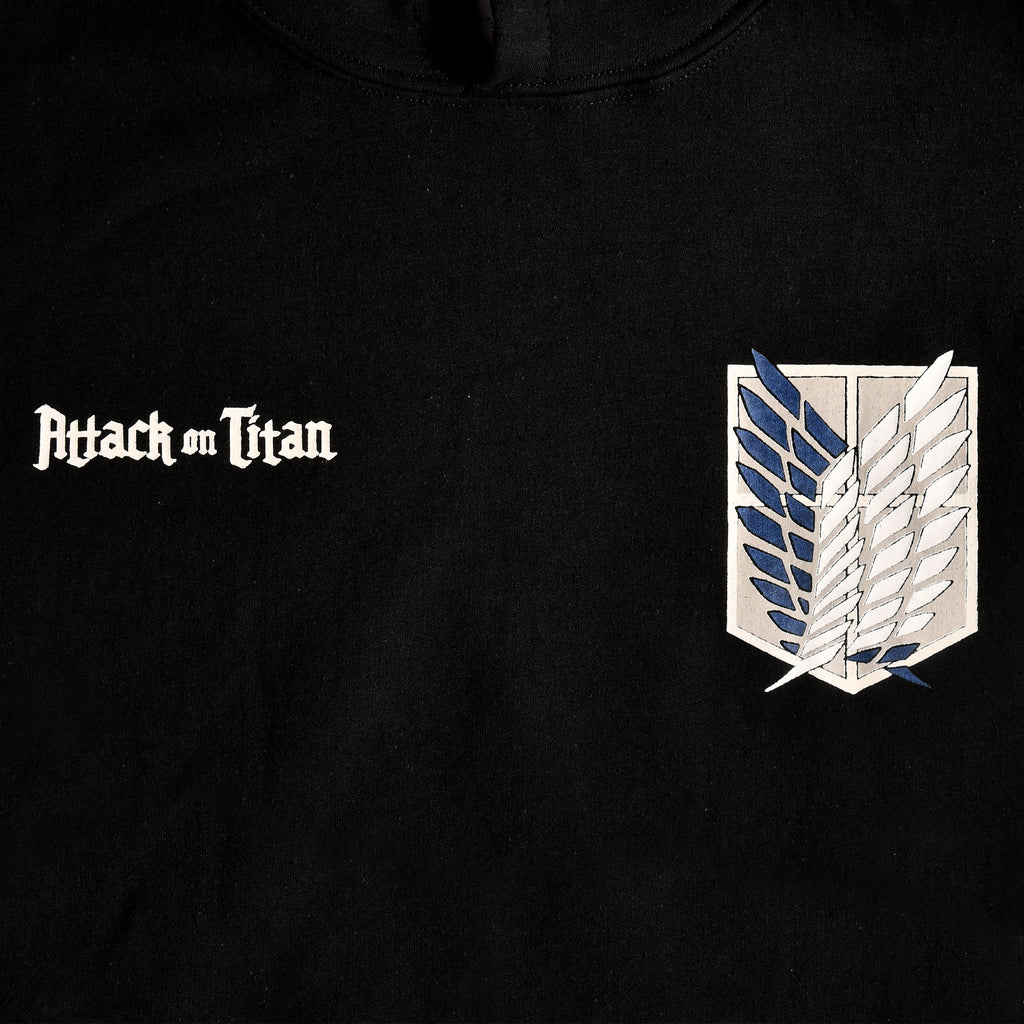 Immagine del prodotto Attack on Titan - Felpa con cappuccio Survey Corps nera