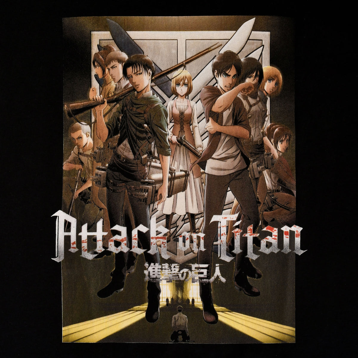 Produktbild Attack on Titan - Group T-Shirt schwarz