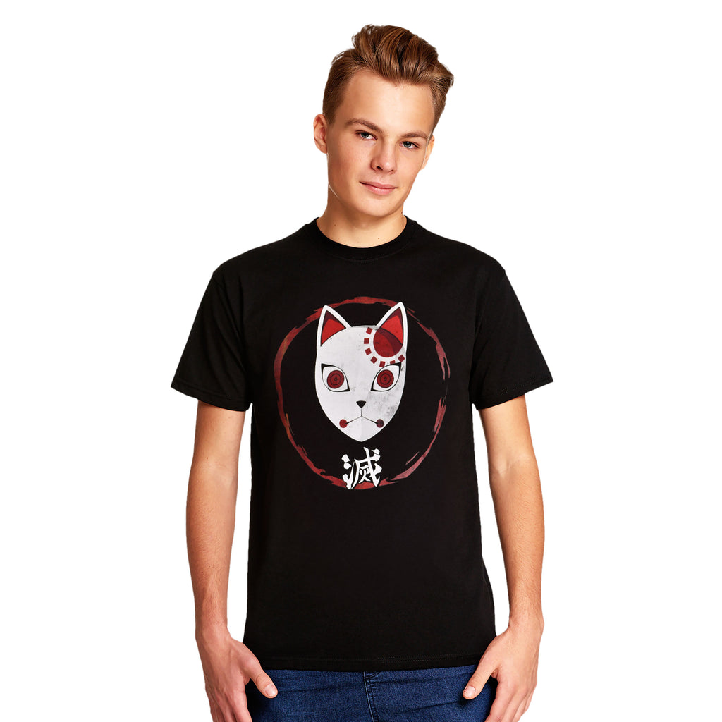 Produktbild Demon Slayer - Tanjiro Maske T-Shirt schwarz