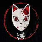 Produktbild Demon Slayer - Tanjiro Maske T-Shirt schwarz