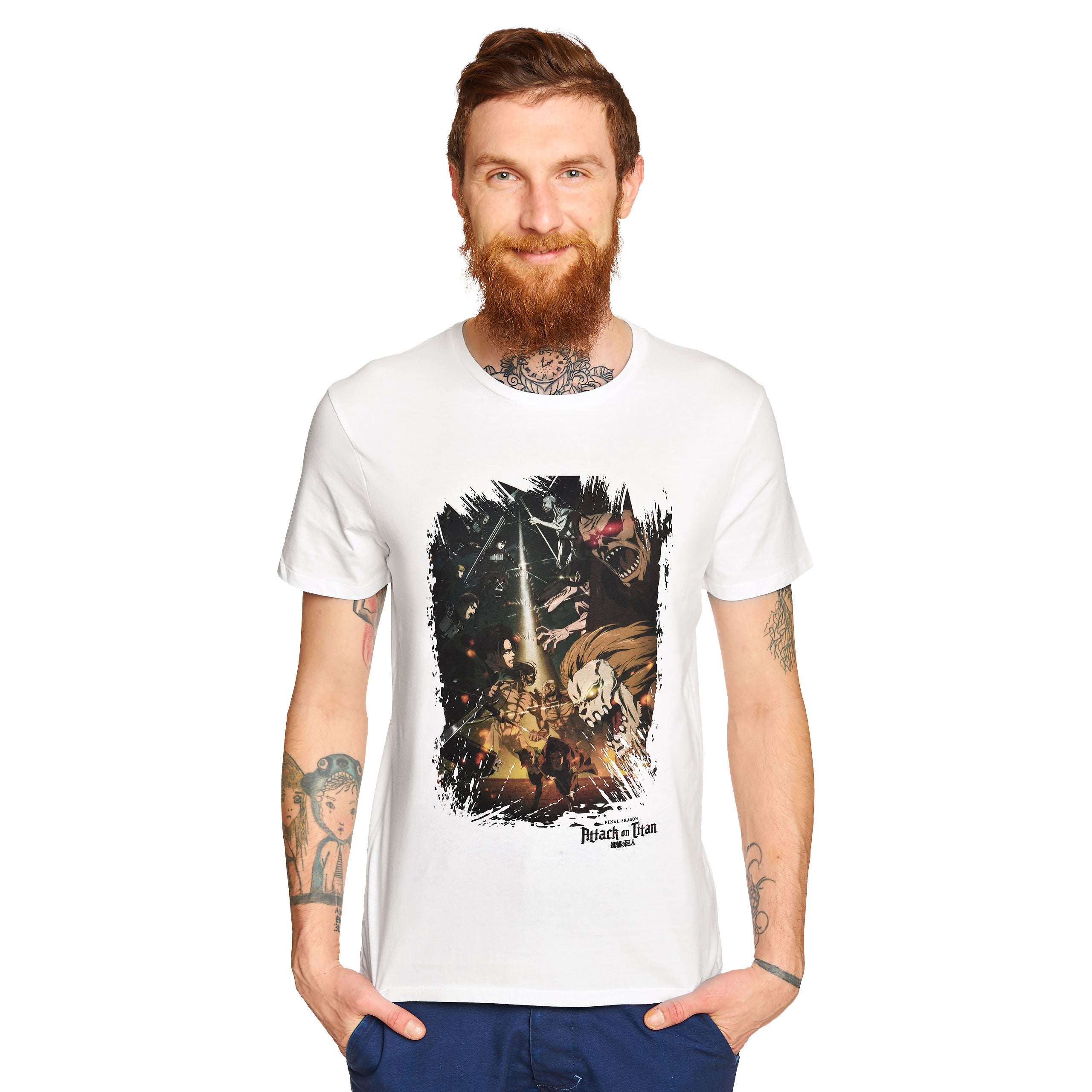 Immagine del prodotto Attack on Titan - Stagione 4 T-shirt bianca