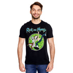 Produktbild Rick and Morty - Portal Circle T-Shirt schwarz