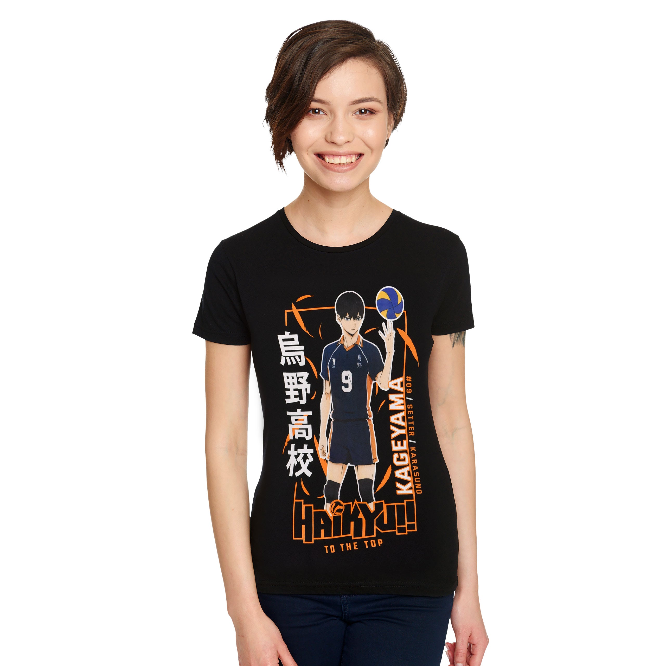 Immagine del prodotto Haikyu!! - T-shirt da donna Kageyama nera