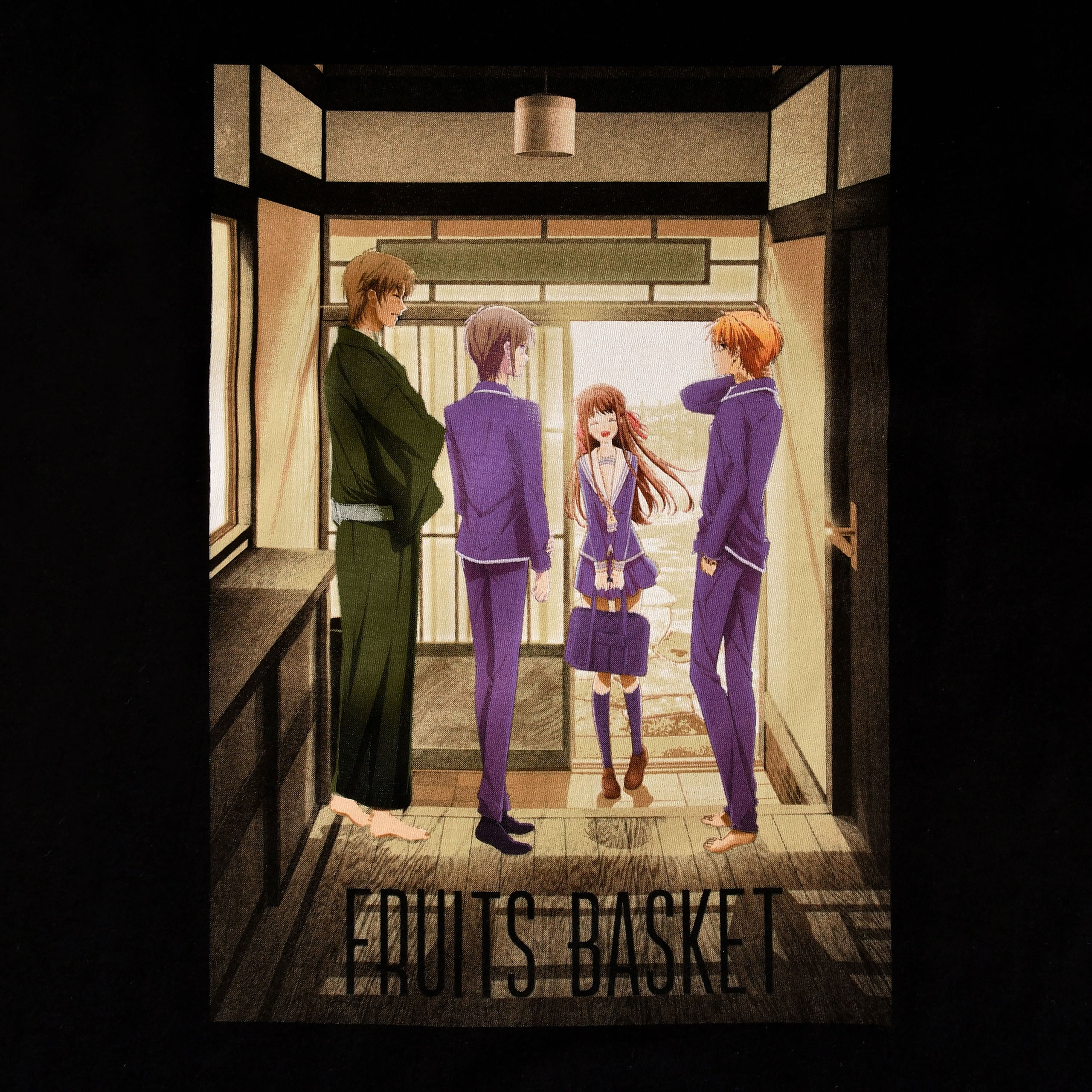 Image produit Fruits Basket - Welcome Back T-shirt noir