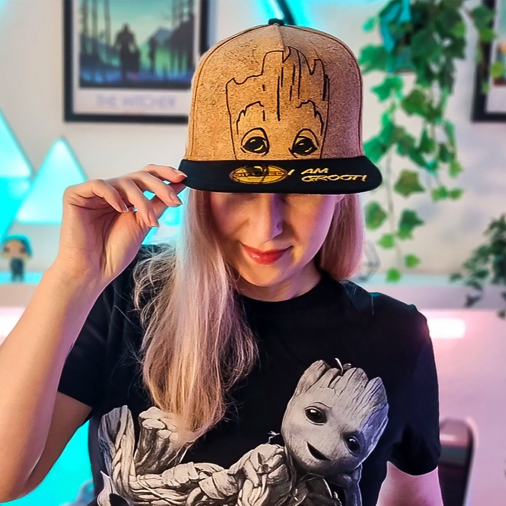 Image produit Guardiens de la Galaxie - Je suis Groot Snapback Cap Liège