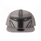 Produktbild Star Wars - Mandalorianer Helm Snapback Cap grau