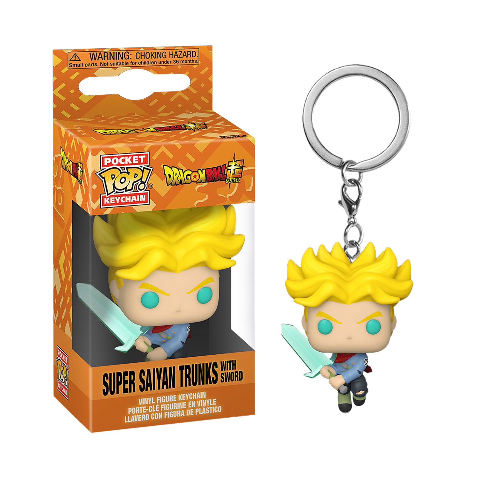 Image produit Dragon Ball Super - Trunks avec épée Funko Pop Porte-clés
