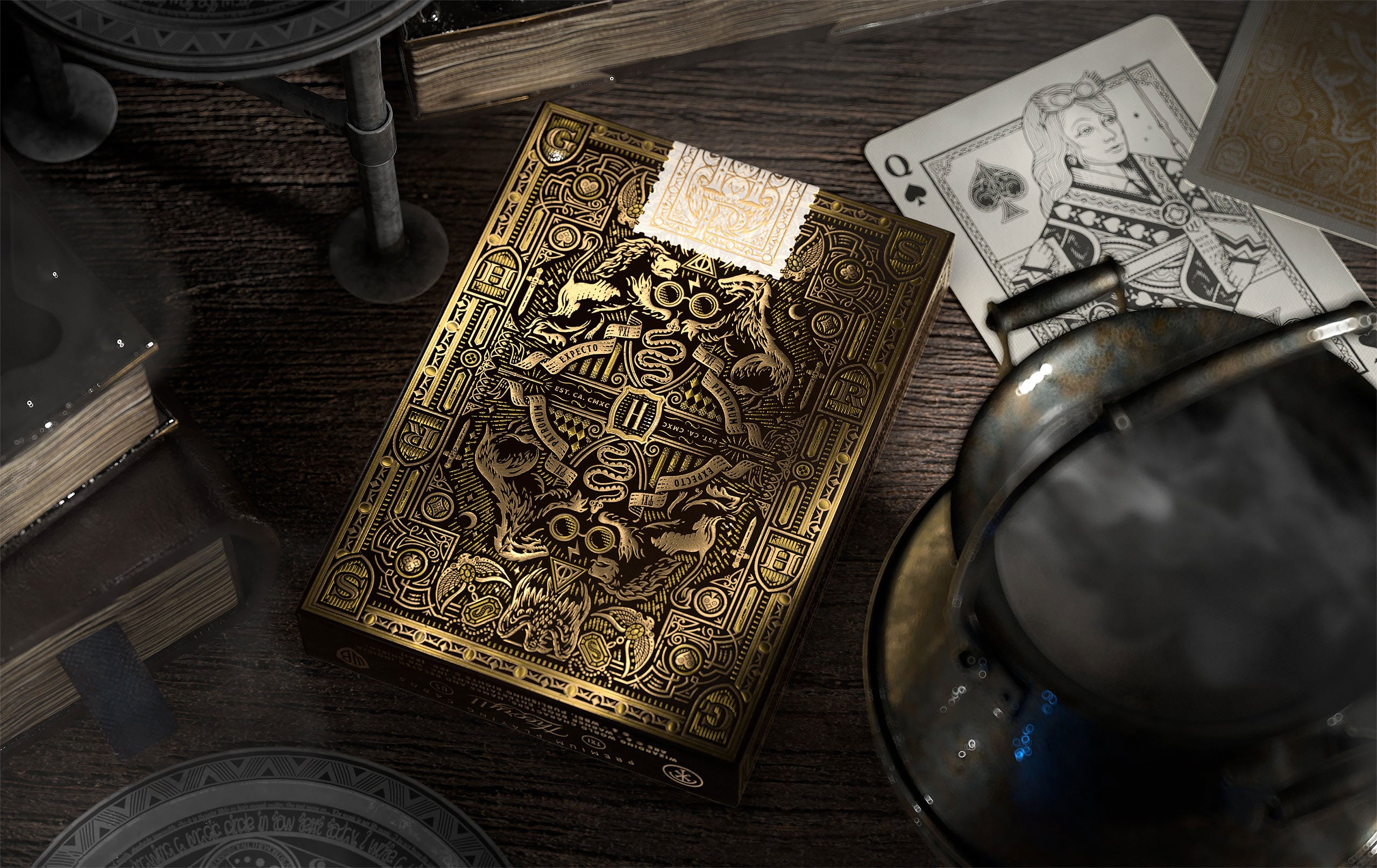 Image produit Harry Potter - Jeu de cartes Hufflepuff Deluxe Edition