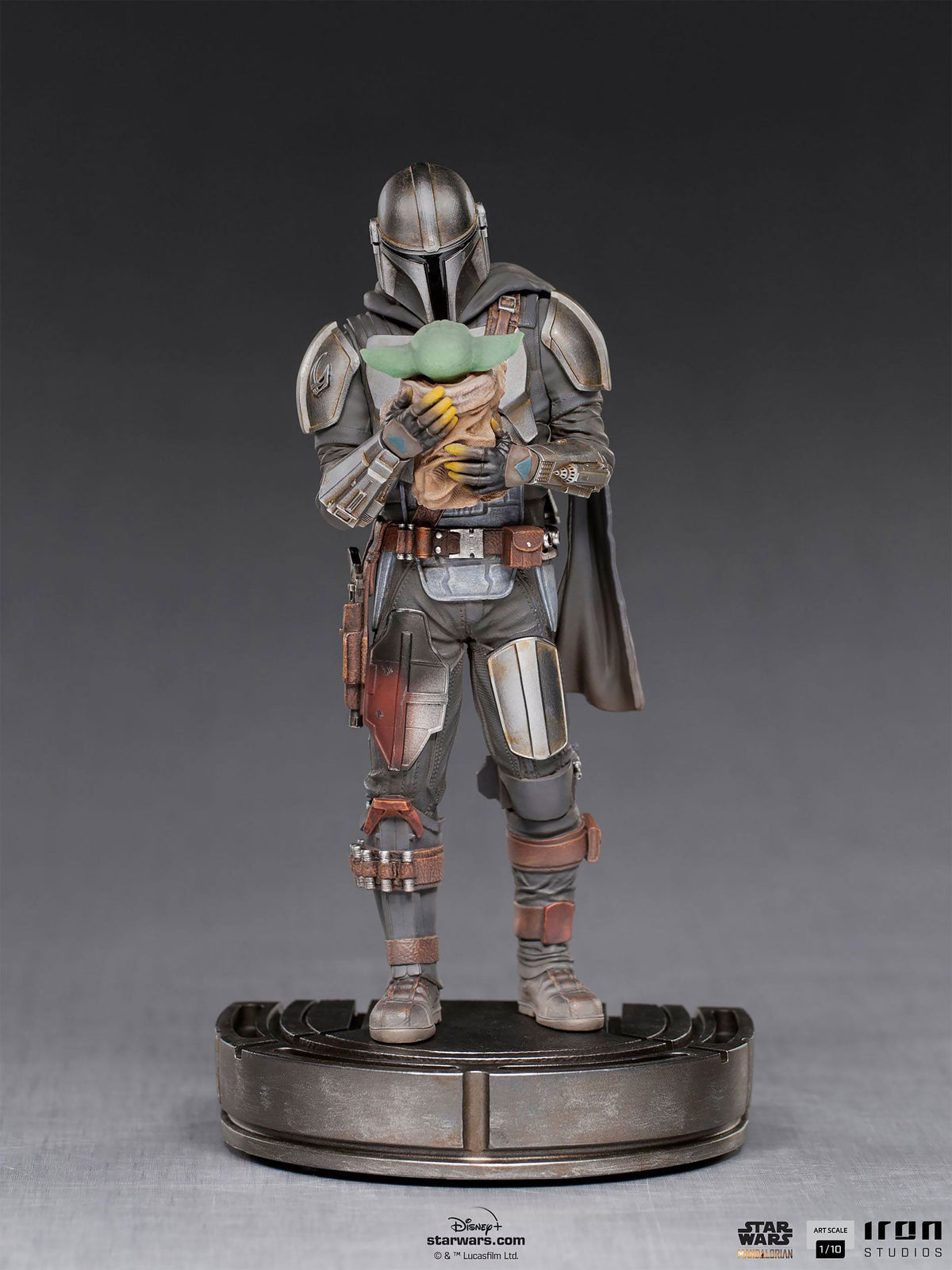 Immagine del prodotto Mando con Grogu BDS Art Scale Deluxe Statue - Star Wars The Mandalorian