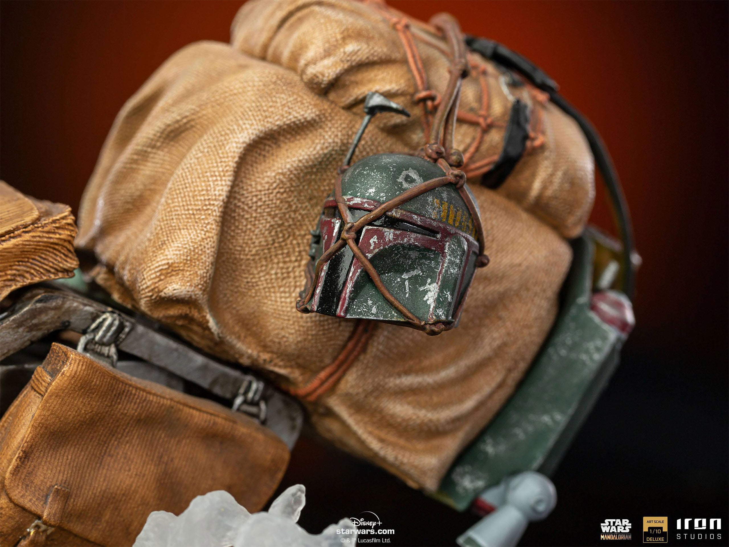 Product image Mando with Speeder BDS Art Scale Deluxe Statue - Star Wars The Mandalorian