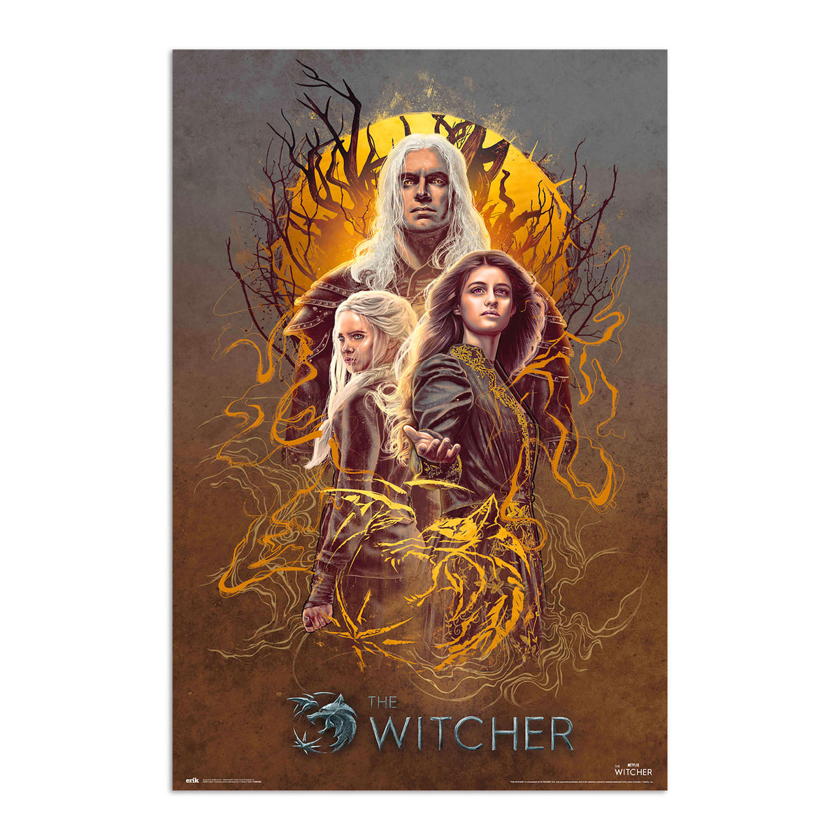 Immagine del prodotto Witcher - Geralt Yennefer Ciri Maxi Poster