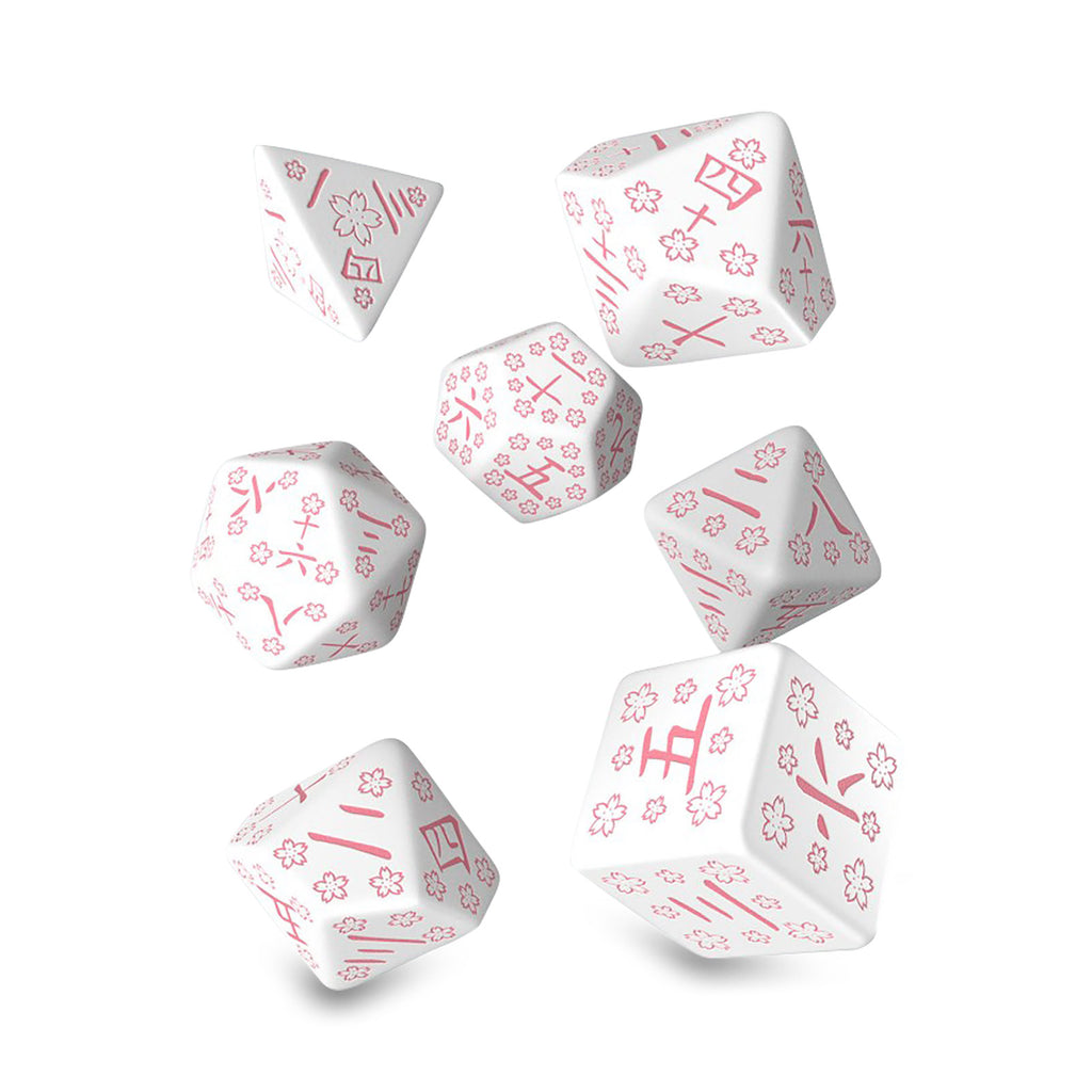 Image produit Japonais - Pétales de cerisier RPG Set de dés 7pcs