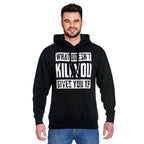 Image produit Sweat à capuche noir 'What Doesn't Kill You Gives You XP'