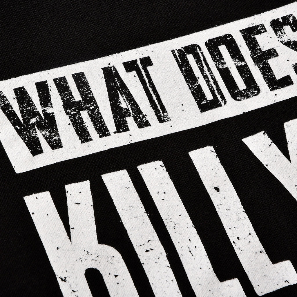 Image produit Sweat à capuche noir 'What Doesn't Kill You Gives You XP'