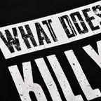 Image produit Sweat à capuche noir 'What Doesn't Kill You Gives You XP'