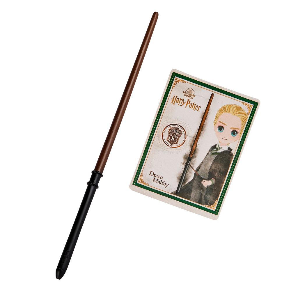 Produktbild Harry Potter - Draco Zauberstab mit Zauberspruchkarte