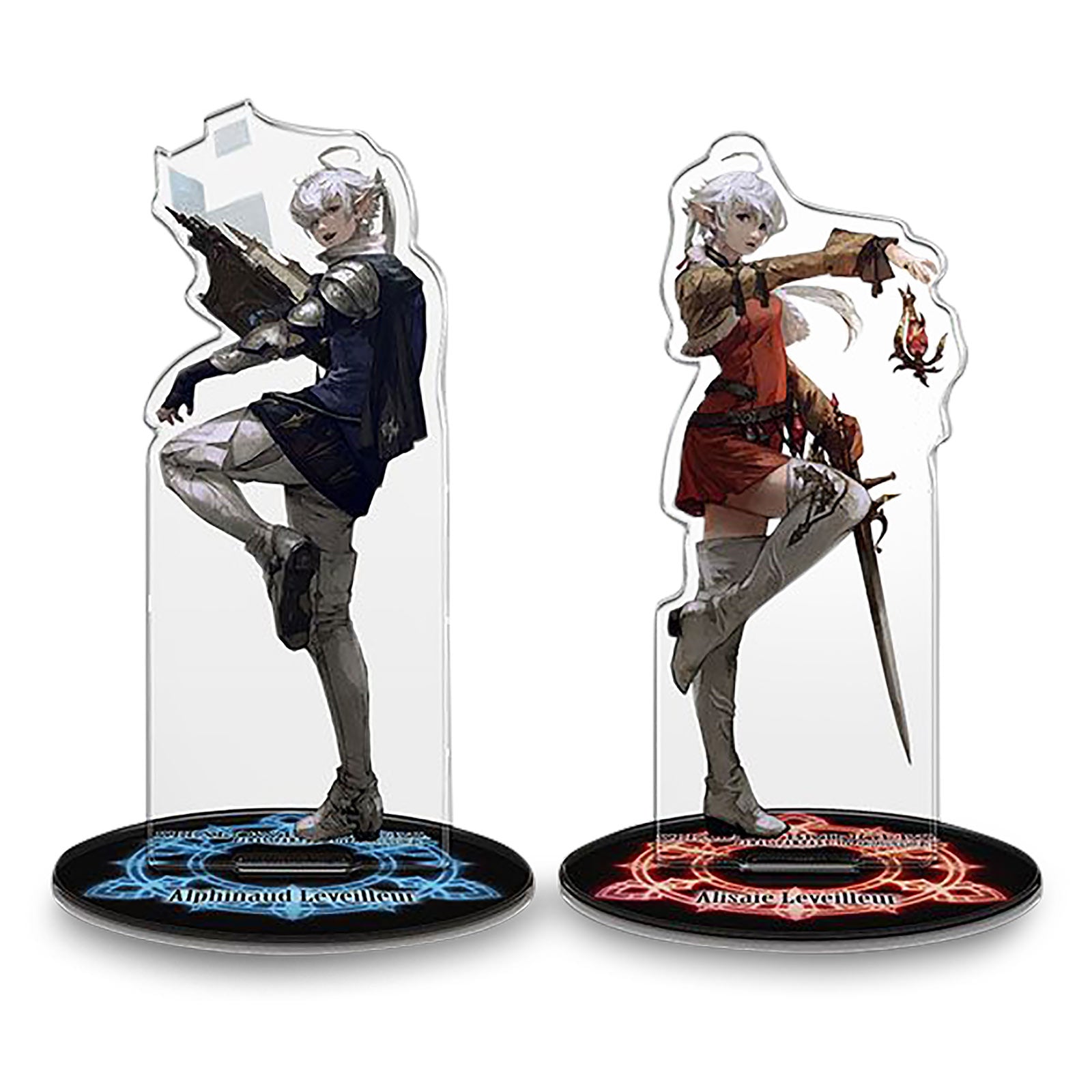 Image produit Final Fantasy - Ensemble de figures en acrylique Alphinaud & Alisaie