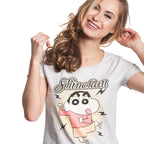Produktbild Shin-Chan - Dance T-Shirt Damen grau