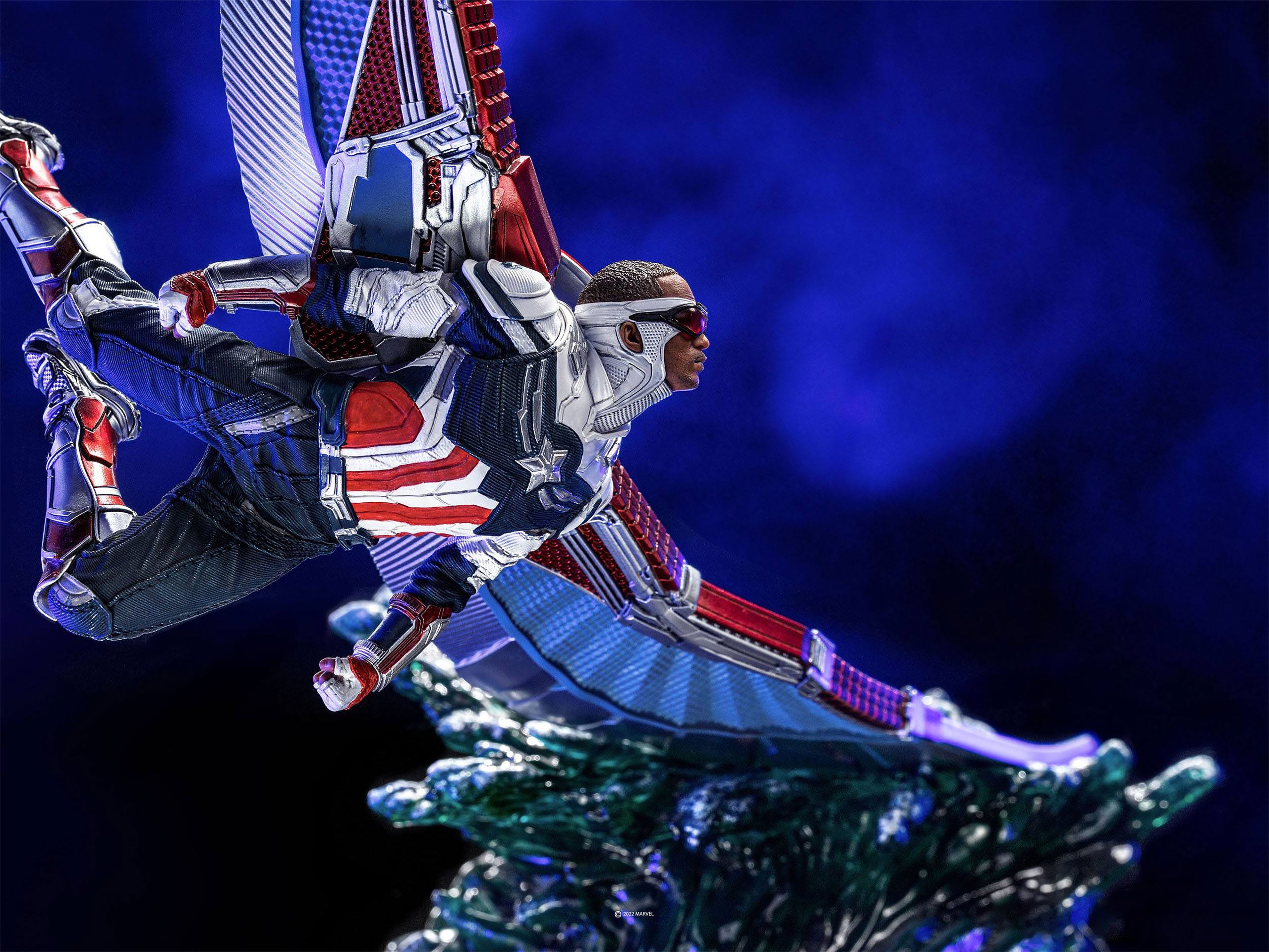 Image produit The Falcon and The Winter Soldier - Statue de luxe BDS Art Scale de Captain America