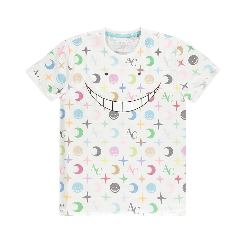 Image produit Assassination Classroom - T-shirt Koro Sensei Allover blanc