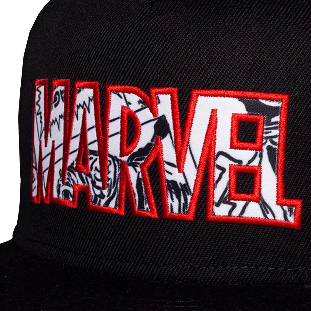 Immagine del prodotto Marvel - Cappellino Snapback con logo a fumetto nero