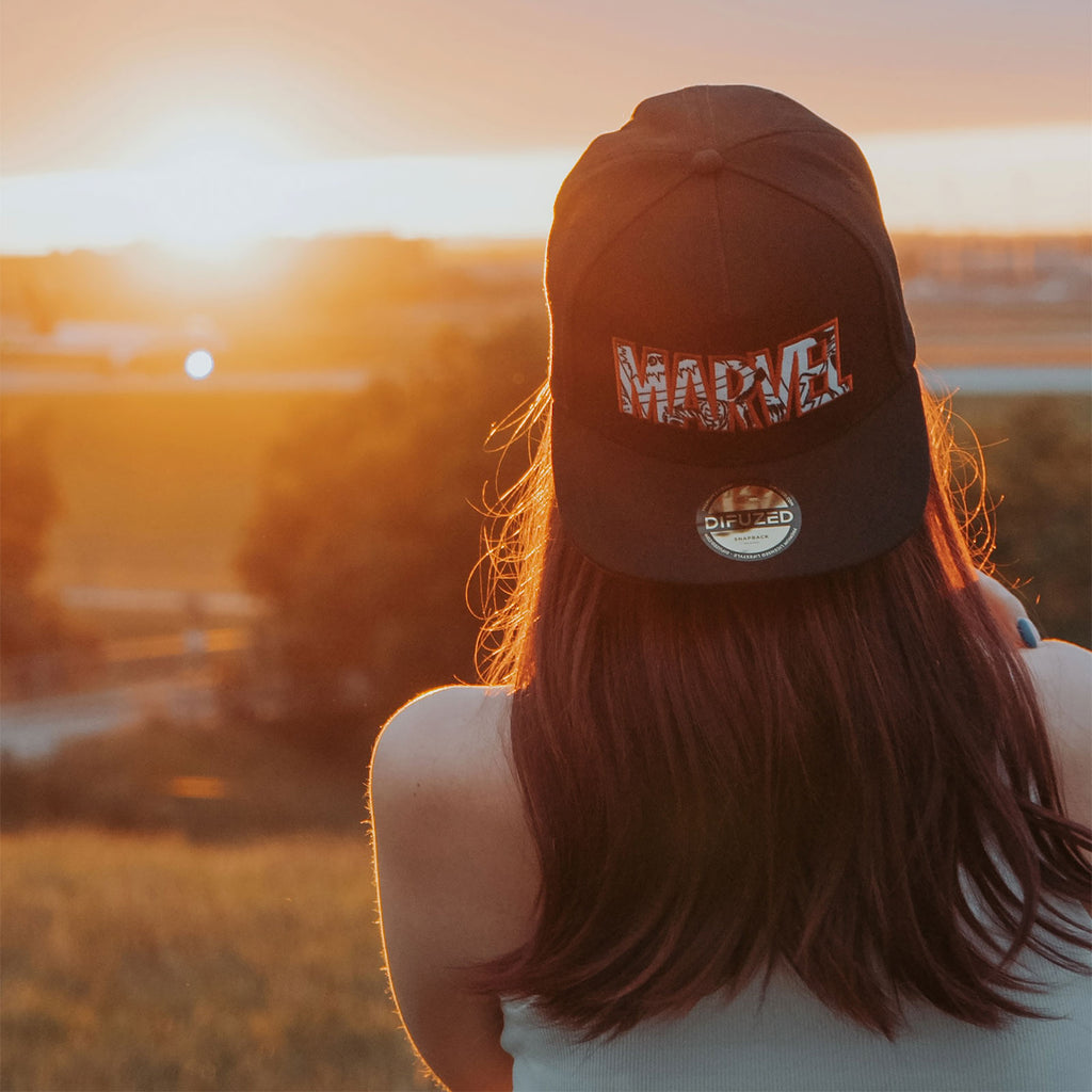 Immagine del prodotto Marvel - Cappellino Snapback con logo a fumetto nero