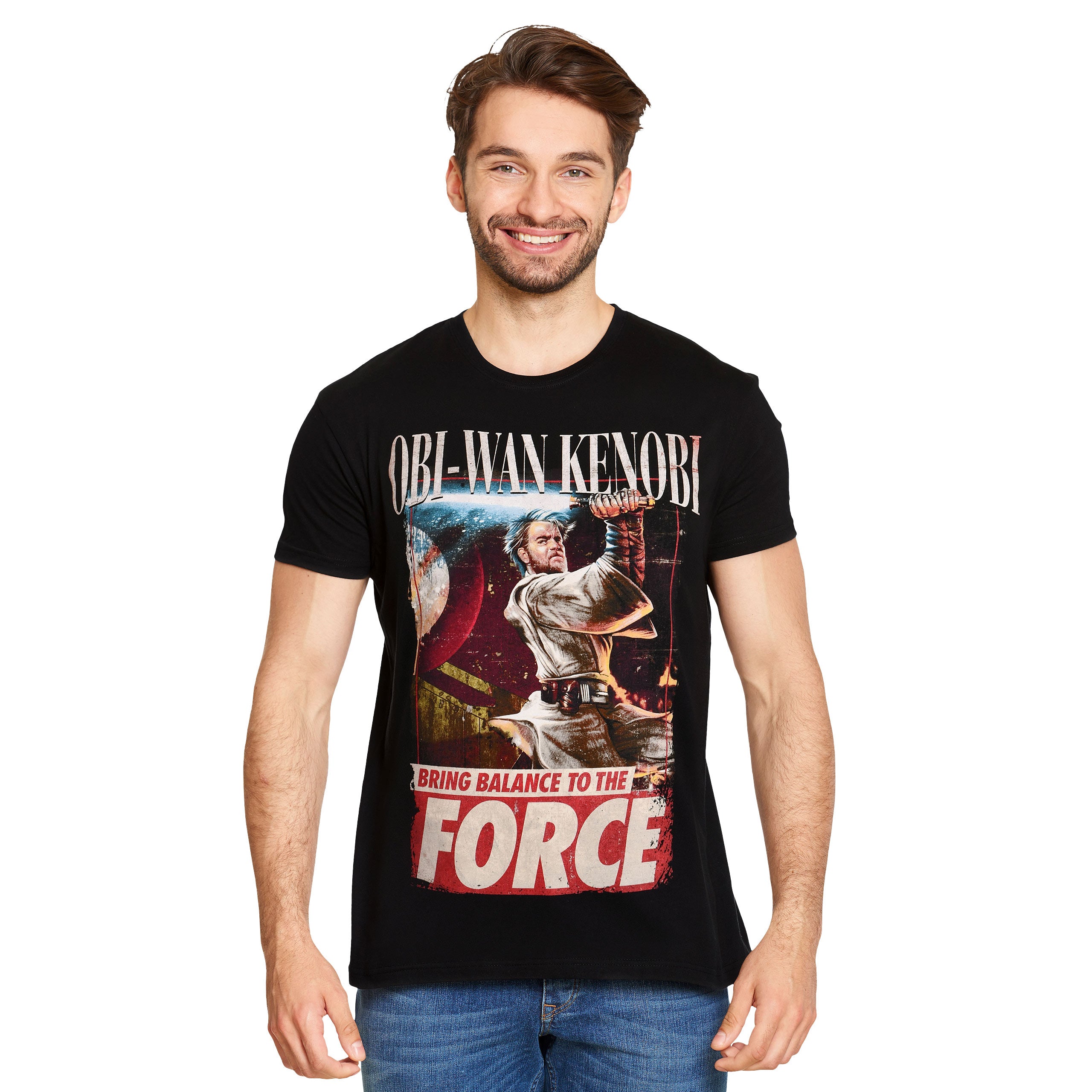 Image produit Star Wars - Bring Balance To The Force T-shirt noir