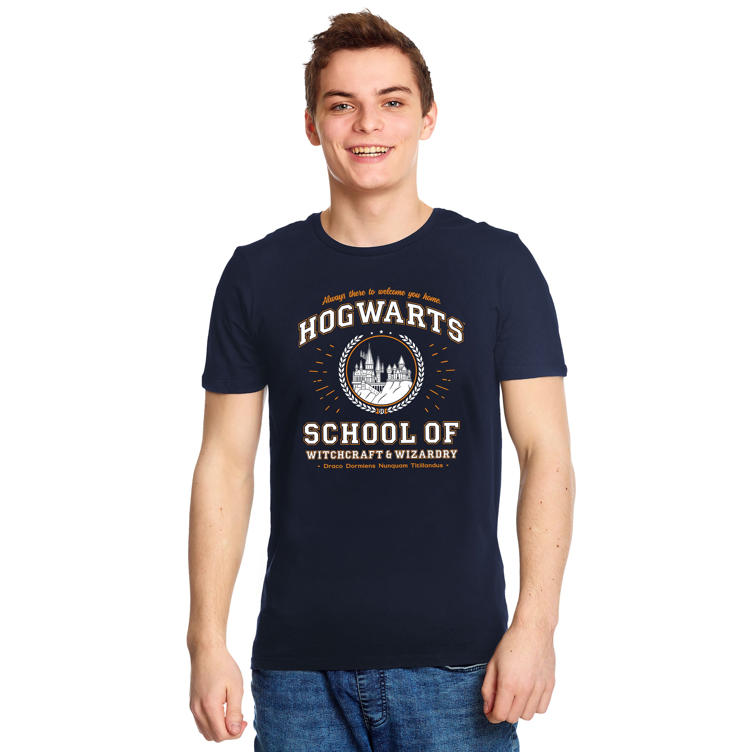Produktbild Hogwarts School T-Shirt blau - Harry Potter