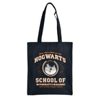 Produktbild Hogwarts School Jutebeutel blau - Harry Potter