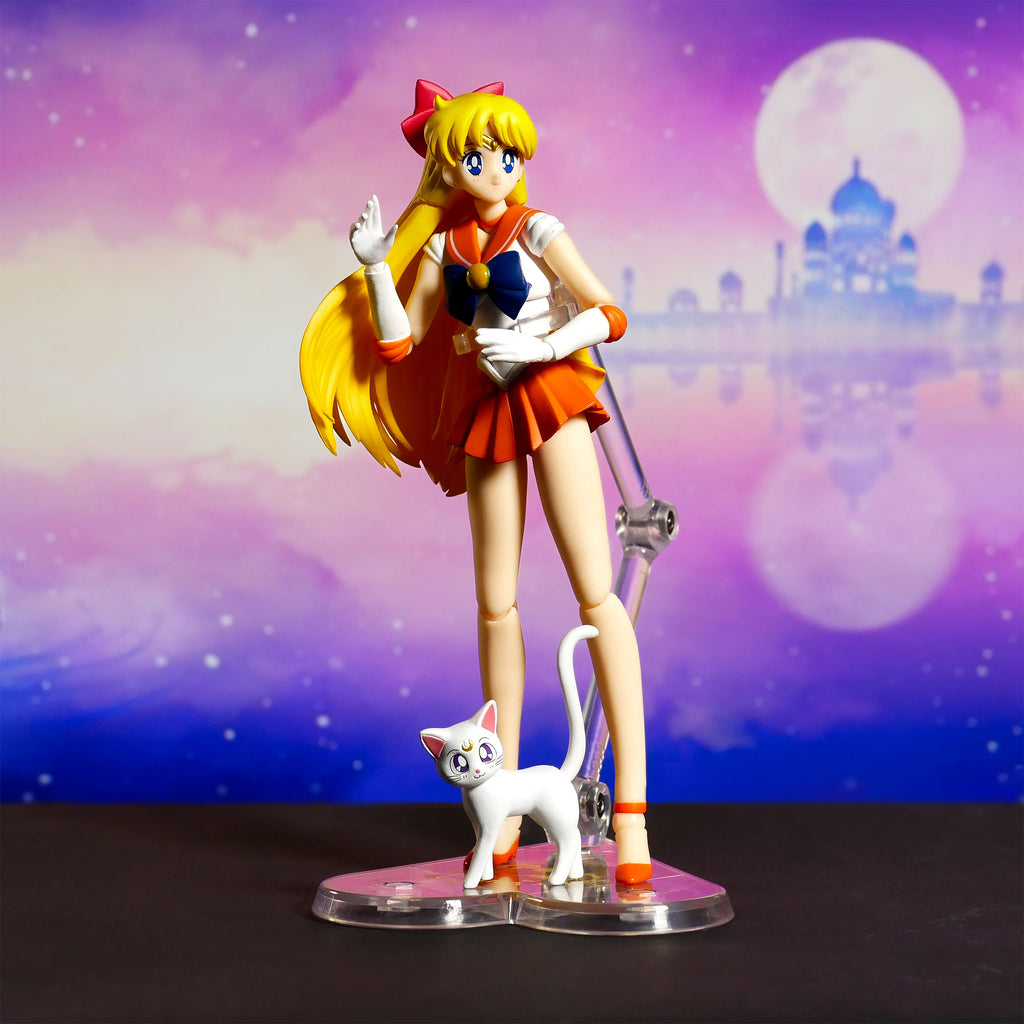 Produktbild Sailor Venus mit Artemis Actionfigur Animation Color Edition - Sailor Moon