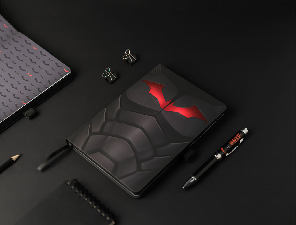 Produktbild The Batman - Logo Notizbuch A5 und Kugelschreiber mit Licht