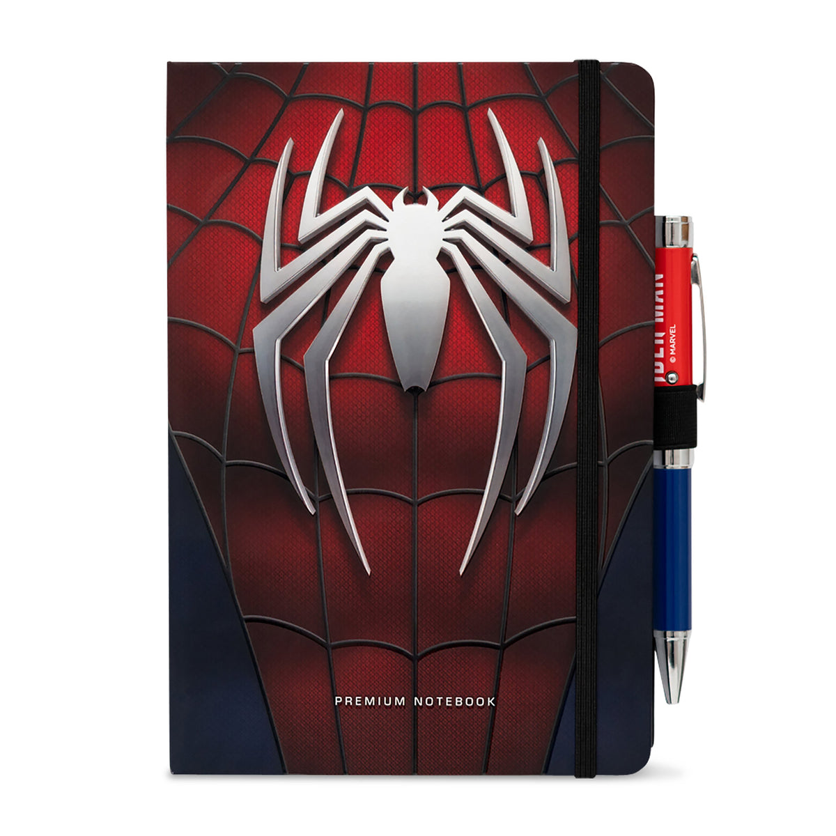Produktbild Spider-Man - Logo Notizbuch A5 mit Kugelschreiber