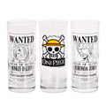 Image produit One Piece - Verres Wanted ensemble de 3