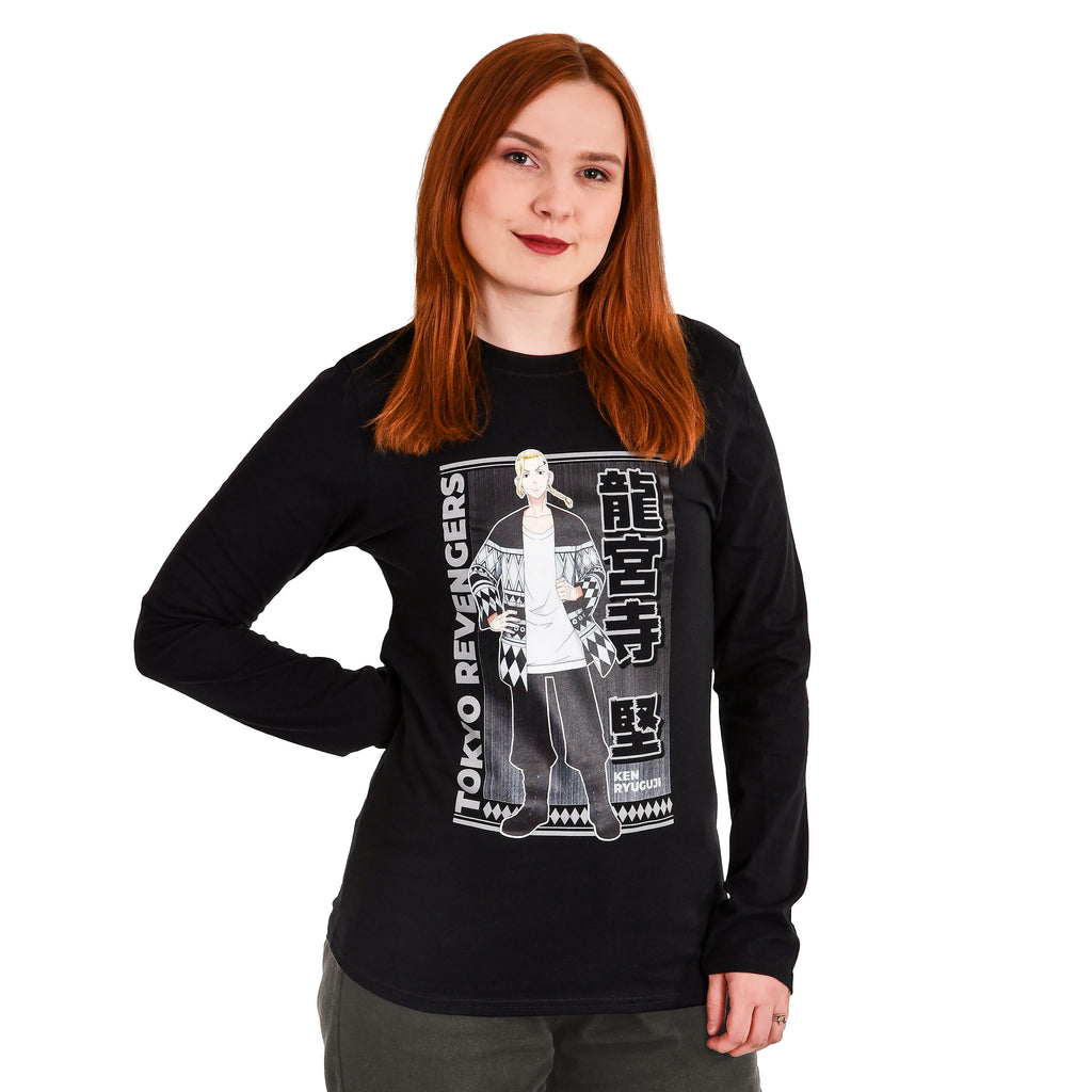 Produktbild Tokyo Revengers - Draken Longsleeve schwarz