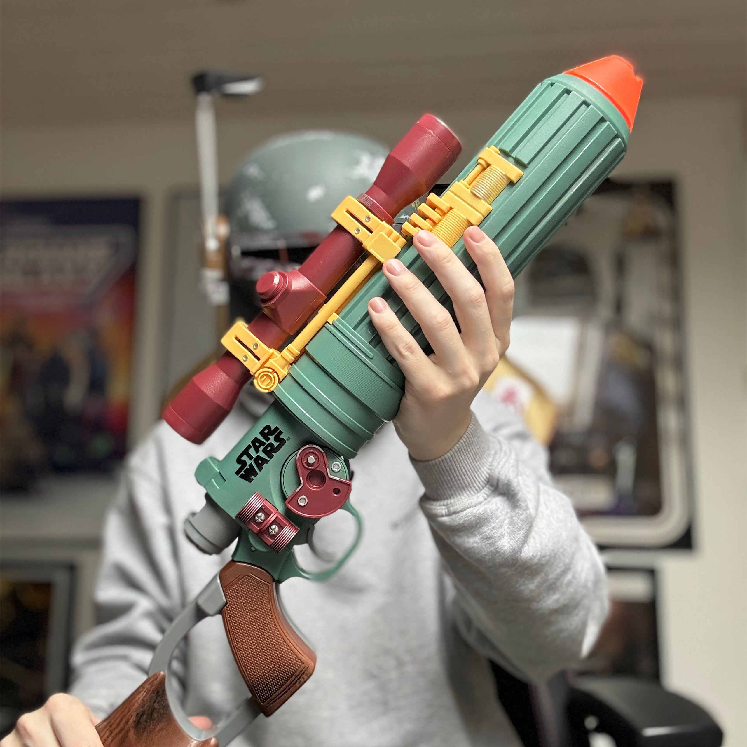 Immagine del prodotto Star Wars - Boba Fett EE-3 Nerf Blaster con luce e suono 1:1