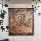 Immagine del prodotto Il Signore degli Anelli - Mappa della Terra di Mezzo Wall Scroll