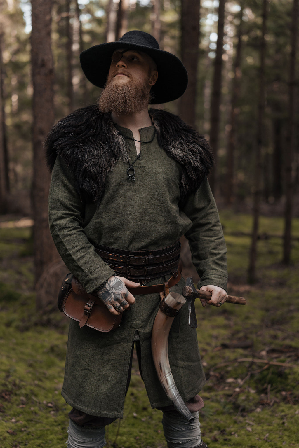 Immagine del prodotto Tunica medievale Lennart verde