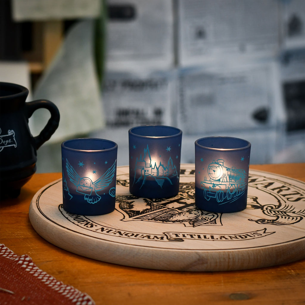 Image produit Harry Potter - Ensemble de 3 porte-bougies thé Hogwarts