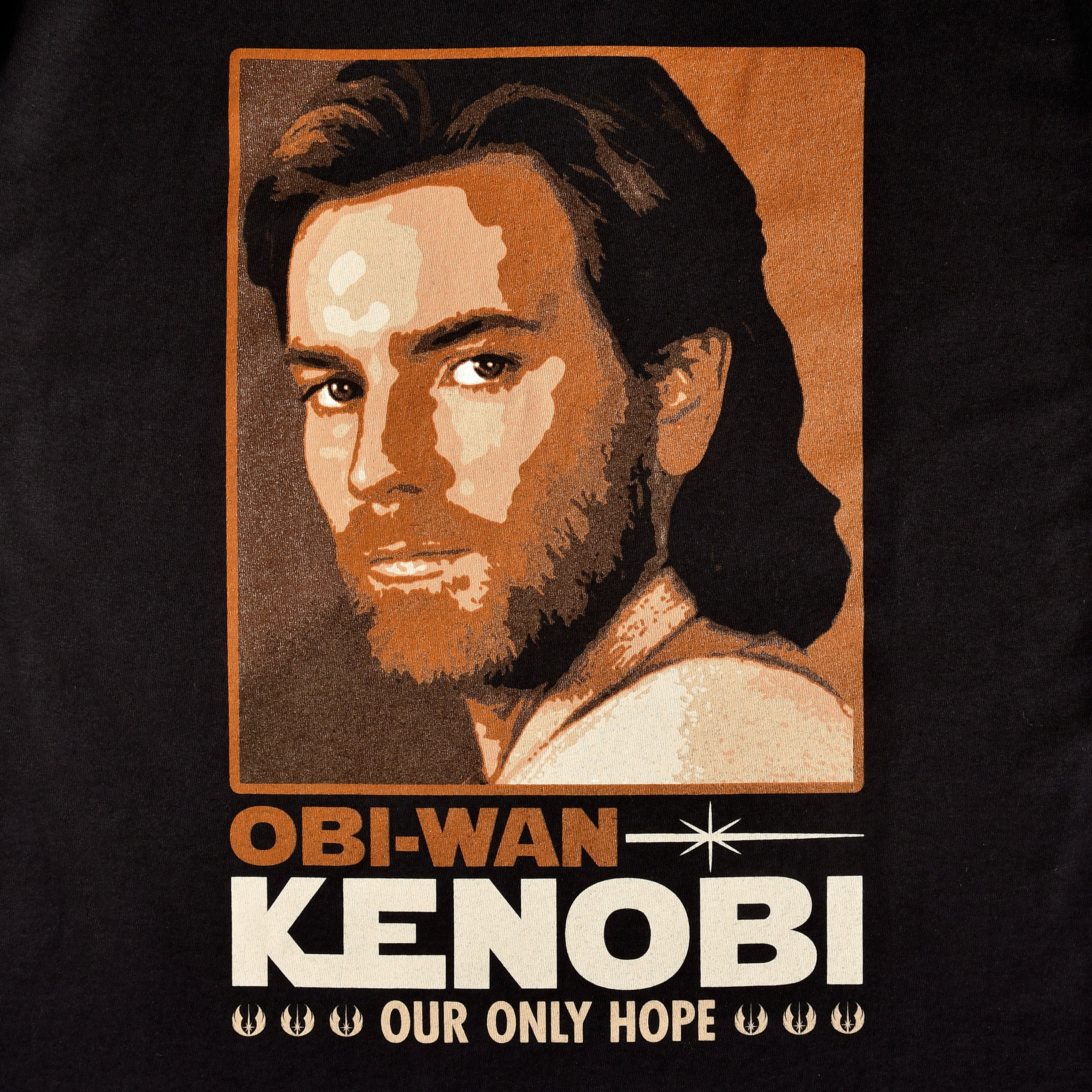 Image produit Star Wars - Obi Wan Kenobi Our Only Hope T-shirt noir