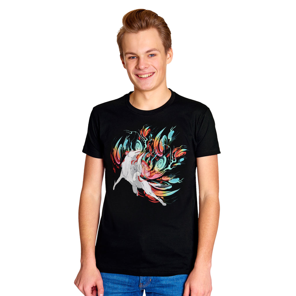 Immagine del prodotto Okami - T-shirt Amaterasu nera