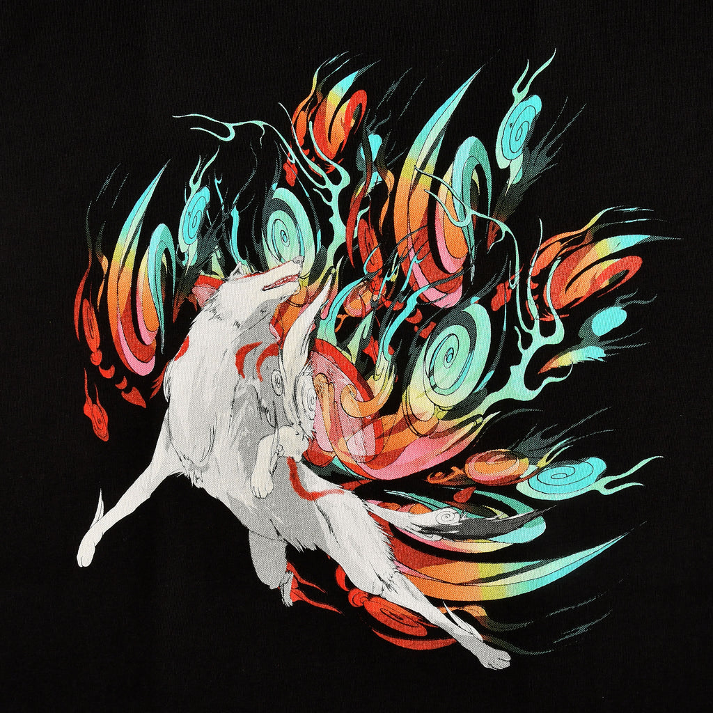 Immagine del prodotto Okami - T-shirt Amaterasu nera