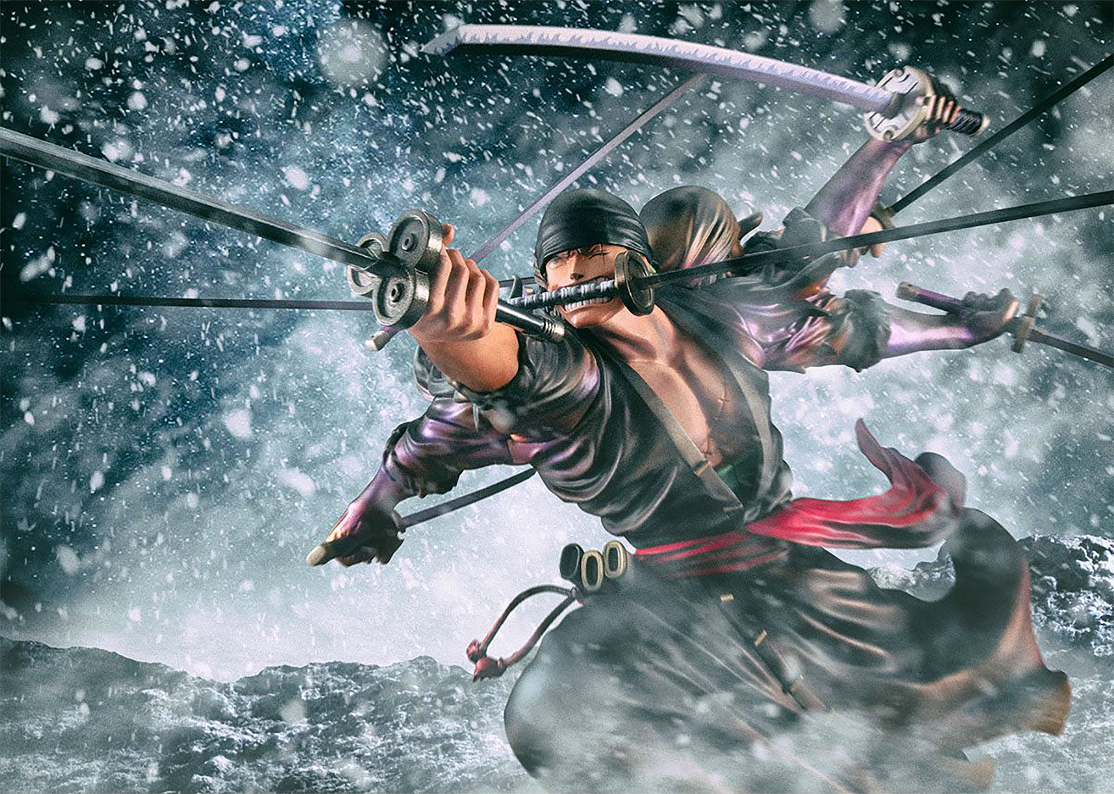 Image produit One Piece - Roronoa Zoro Ver. Demon Spirit Kyuutouryuu Asura Statue