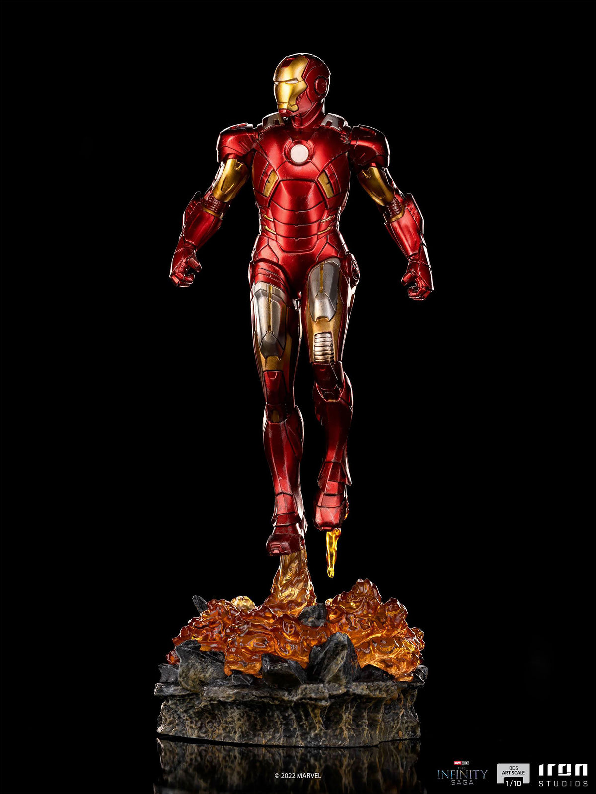Produktbild Iron Man - The Infinity Saga BDS Art Scale Deluxe Statue mit Leuchtfunktion