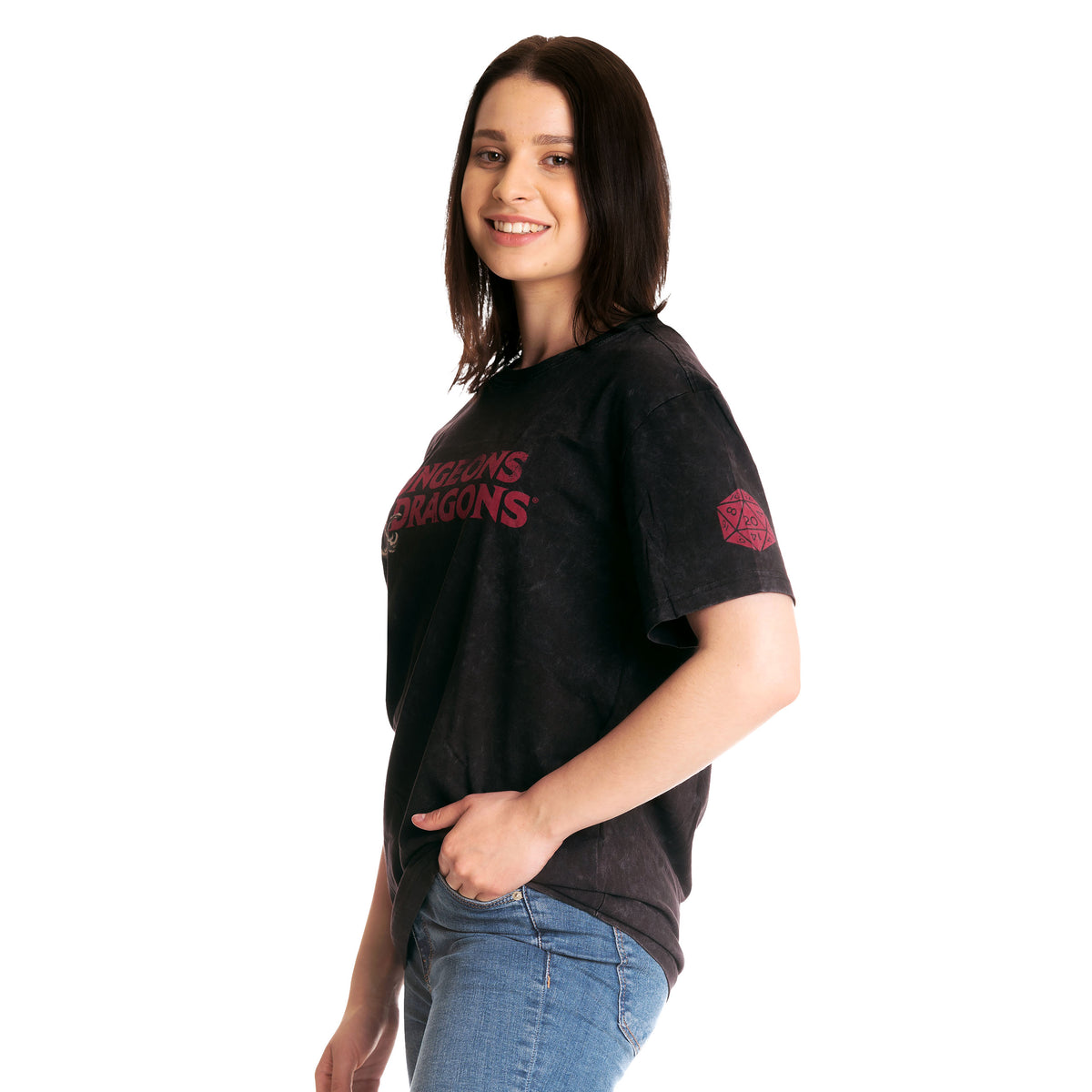 Image produit Dungeons & Dragons - T-Shirt Logo noir