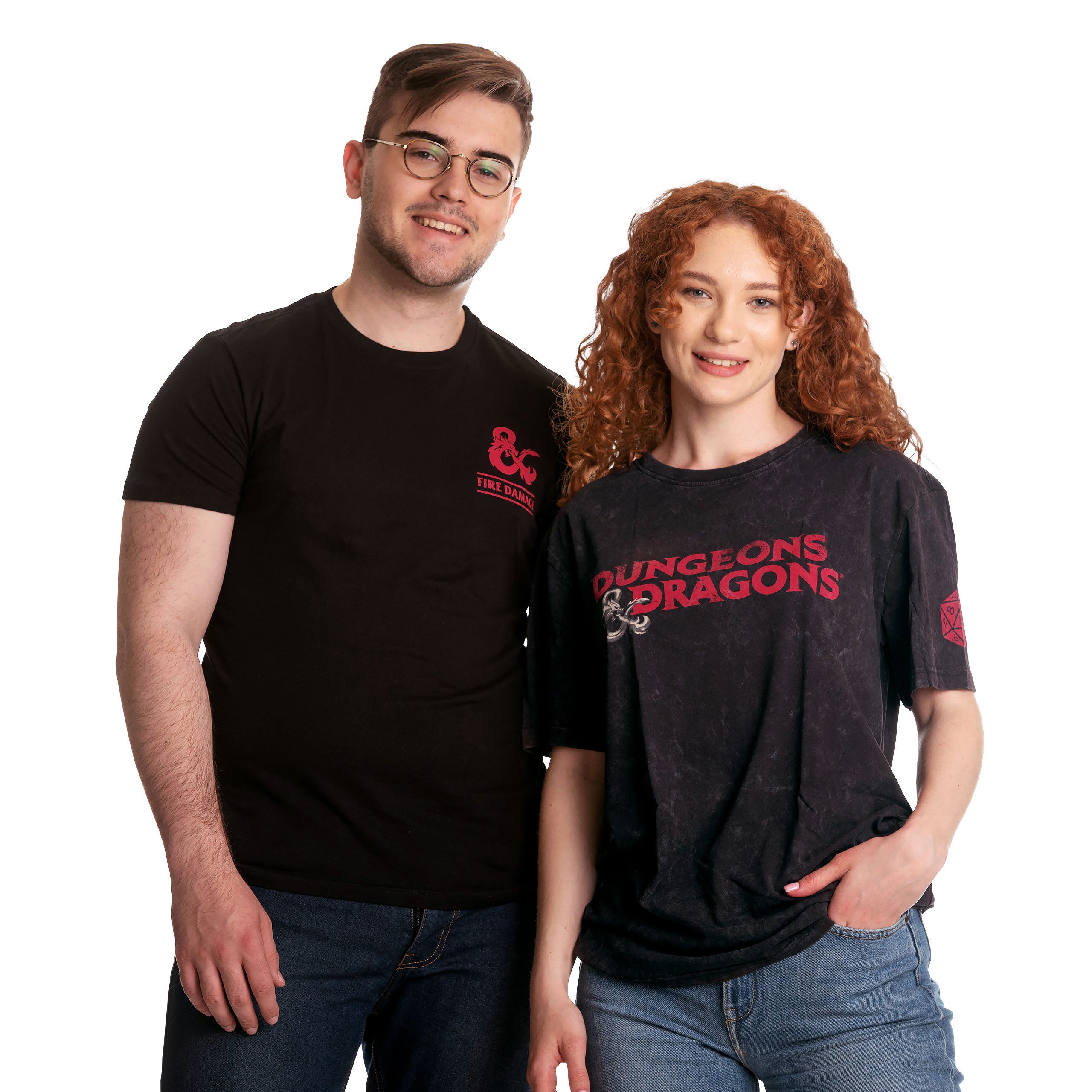 Image produit Dungeons & Dragons - T-Shirt Logo noir