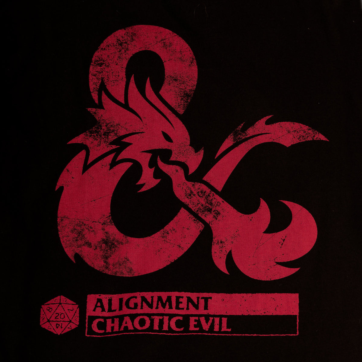Immagine del prodotto Dungeons & Dragons - T-shirt nera Chaotic Evil